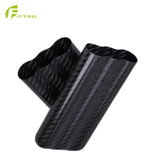 100%  real Carbon fiber 3 tube cigar case