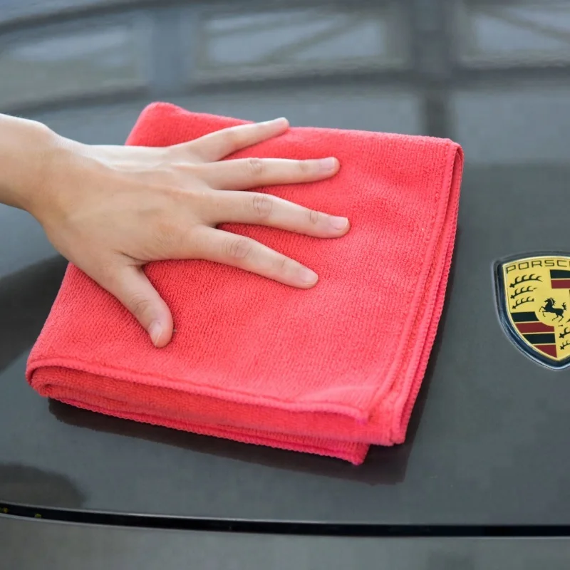 380gsm 40x60cm Microfiber Towel Cleaning Cloth Polishing Wax Car Towel Microfiber Quick Dryl Car Care Cloth for Detailing