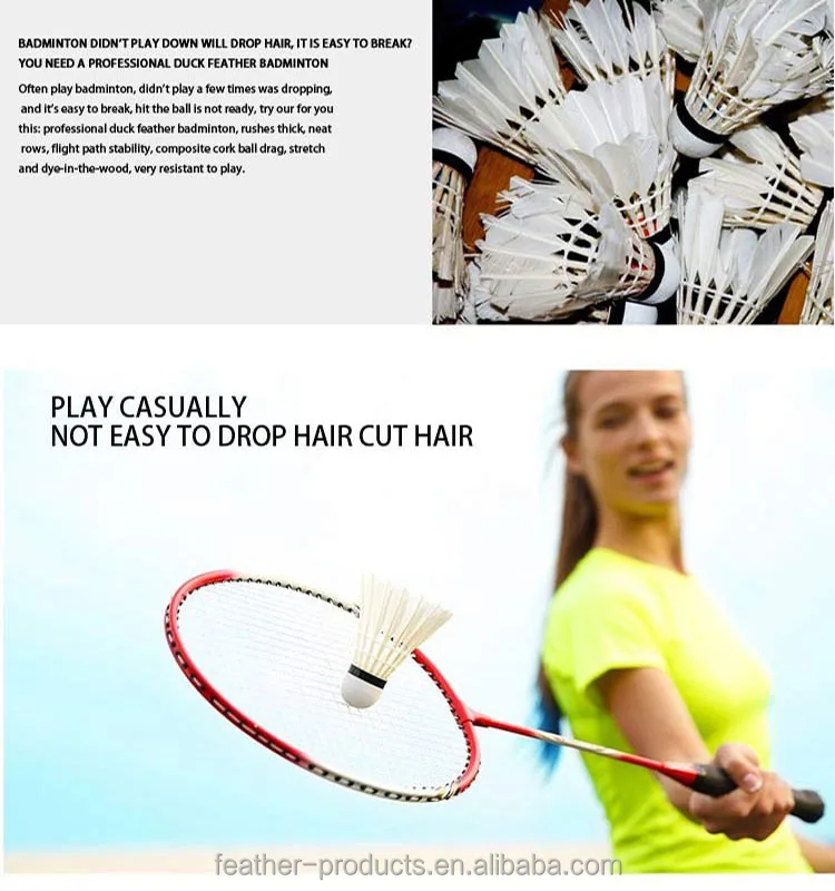 OEM Malaysia tournament protech champion. badminton shuttlecock