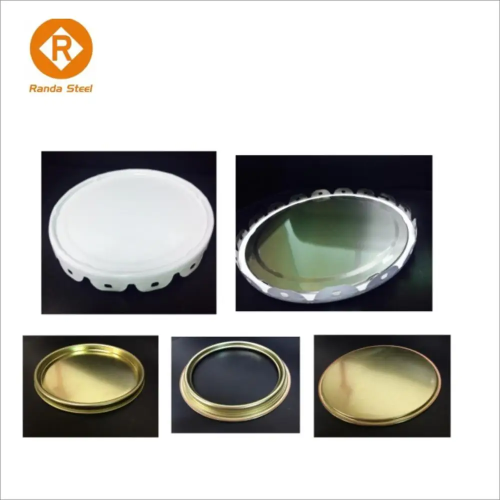 Tin components Lid Ring  bottom  for paint can making