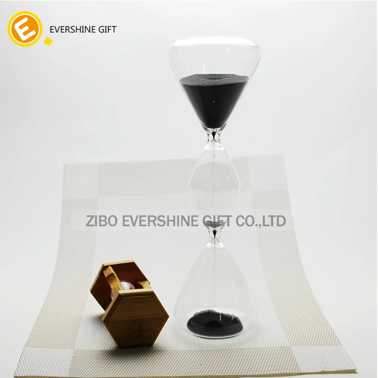 5/15/20/30/45/60min stripe three layers hourglass sand timer for home office decoration