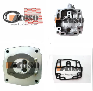 Комплект r для воздушного компрессора/поршневое кольцо, пластина, прокладка головки и головка компрессора для CXZ 6WF1, смеситель для грузовика 1-19163064-0/1-19110064-1