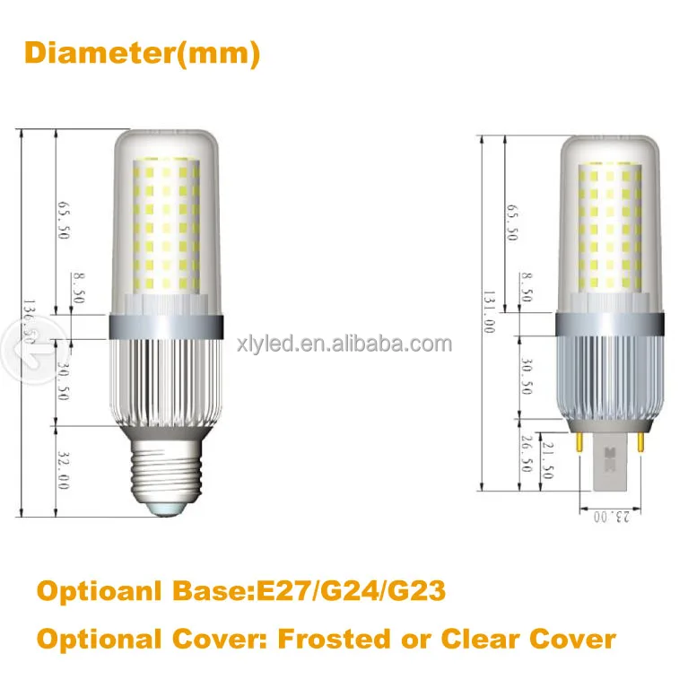  G23 E27 AC85-265V 120LM/W внутреннее освещение потолочная лампа 360 градусов светодиодные лампы-кукуруза Ligjht CRI>80 9W Светодиодная