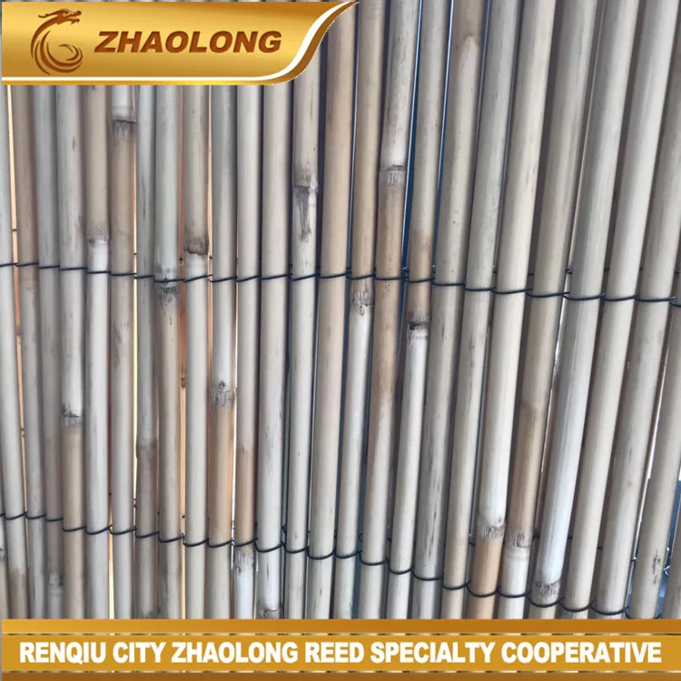
Factory directly 8-10 mm PE iron wire reed fence bamboo panel 