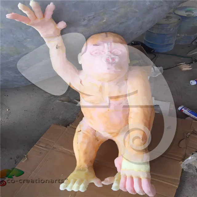 Индивидуальный размер/гигантские анимационные модели диких животных gorilla monkey для продажи