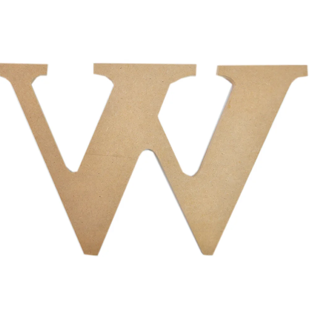 Wooden arts and crafts customized MDF alphabetic for craft