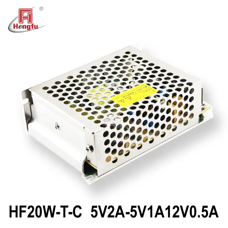 HF20W-T-C  Hengfu  5V2A +12V0.5A -5V1A   SMPS triple output AC DC switching power supply