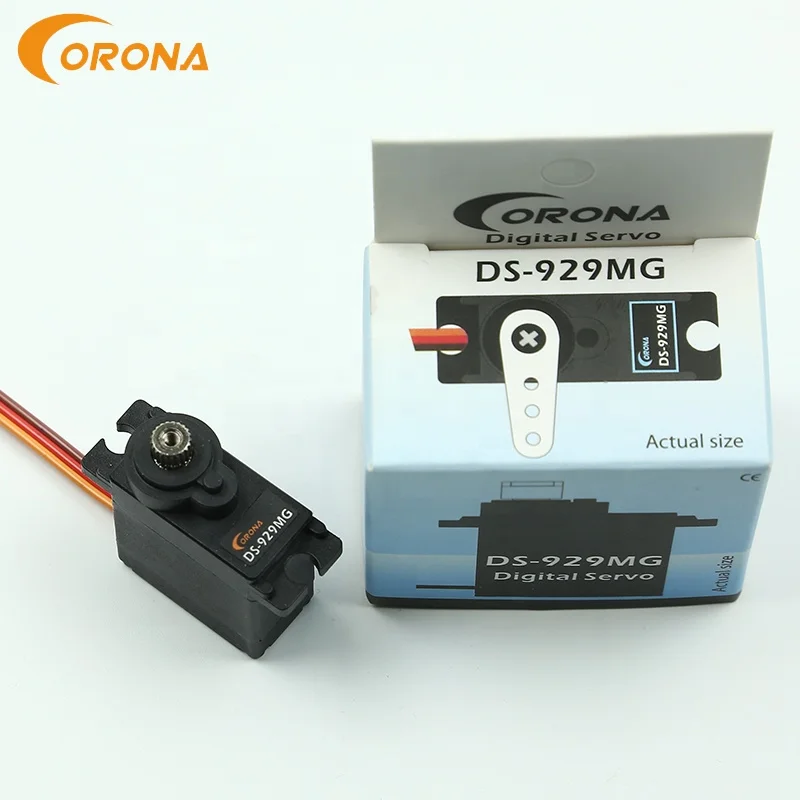 China Corona DS929MG 9g 12,5g/0,44 oz rc Лодка Металлическая Шестерня цифровой сервопривод