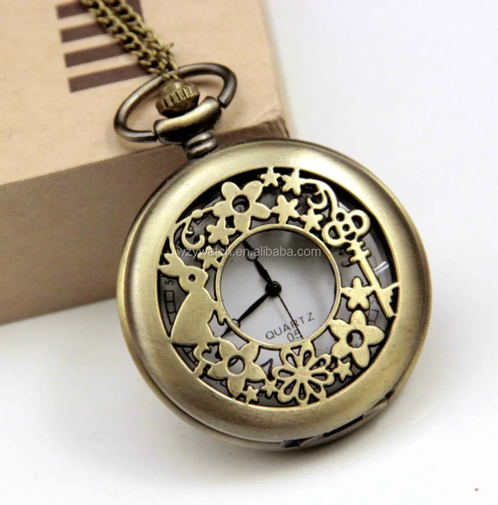Hot sale Alice in wonderland pocket watch
