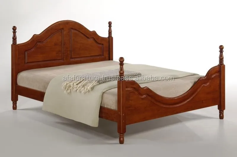 Wooden bedroom furniture , antique bedroom , solid wood bed