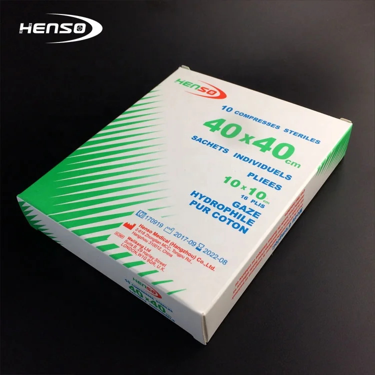 
Disposable Sterile Pure Cotton Gauze Swab 
