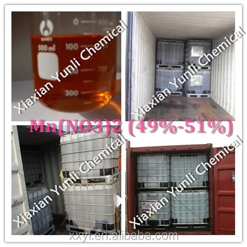 
49-51% Manganese Nitrate solution,liquid, Mn(NO3)2, CAS#10377-66-9 