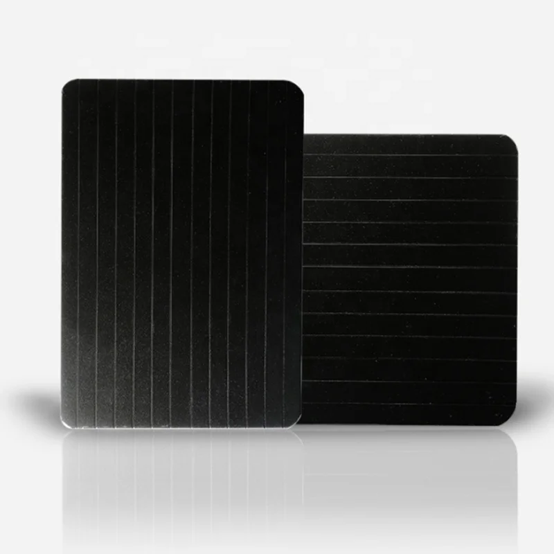 Kitchen Accessories Metal Food Fast Meat Defrosting Tray Defroster Plate Thawing Plate Defrosting Board in Aluminum Metal