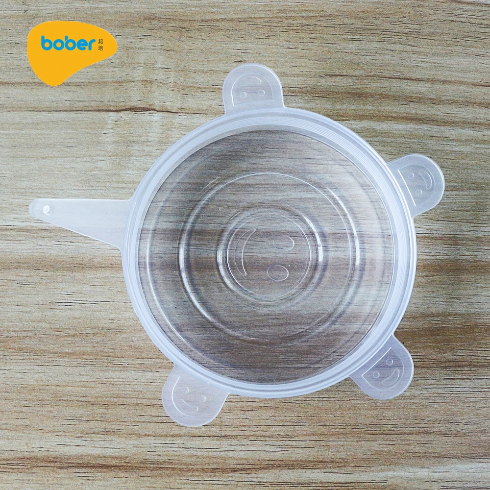 Reusable Wrap Keep Food Fresh Stretchable Silicone Bowl Covers Stretch Cup Lids