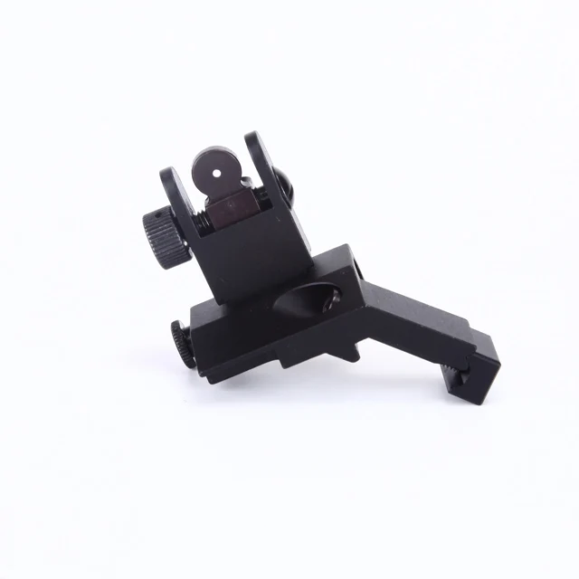 
handguard back up Iron Sights offset Steel Front Rear Sight AR15 With Picatinny Rails 223 