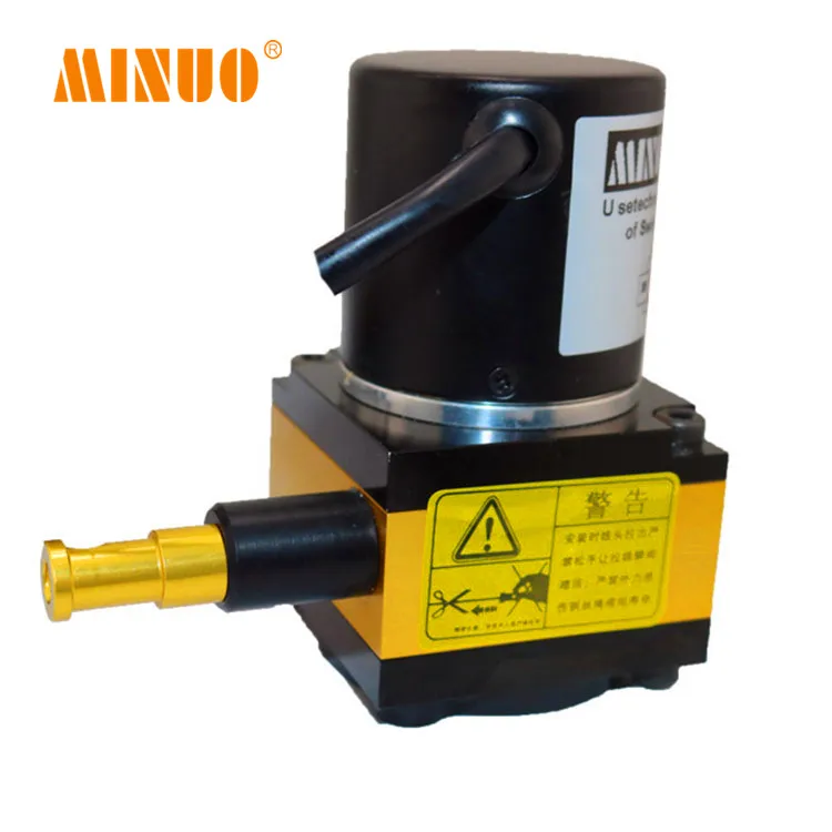 MINUO MNH-40 pull rope (pull wire) displacement sensor linear potentiometer 10k  wire displacement sensor