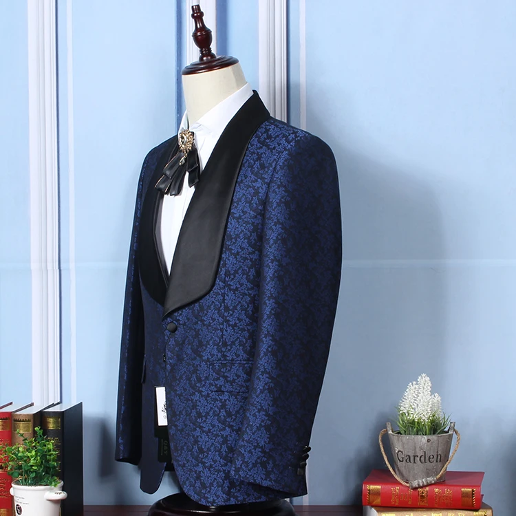 Костюм-тройка мужские свадебные костюмы в западном стиле