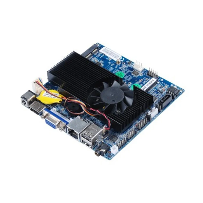 
Nano ITX 12*12cm 1037u embedded X86 linux motherboard with DC 12v power 1VGA 1HD display 