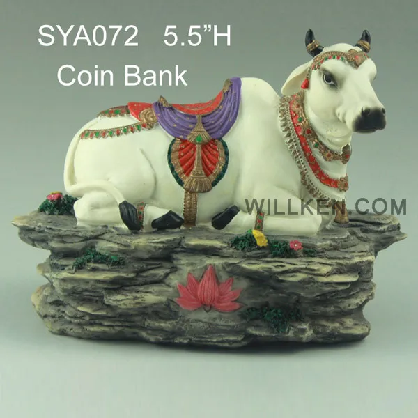 Nandi Cow statues Resin Indian God for diwali