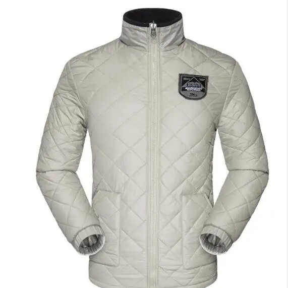 
Custom Two-piece down cotton liner waterproof detachable fleece ski snow wear jacket 