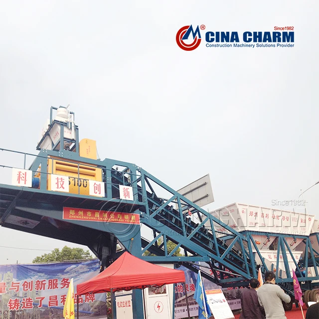 Factory Price ready mix portable mobile concrete batch plants  for sale