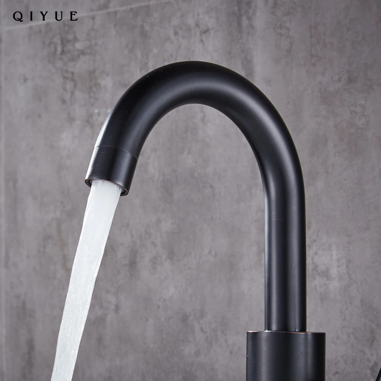 Hot selling made in China ORB matte black color SS304 wash basin faucets water mixer tap