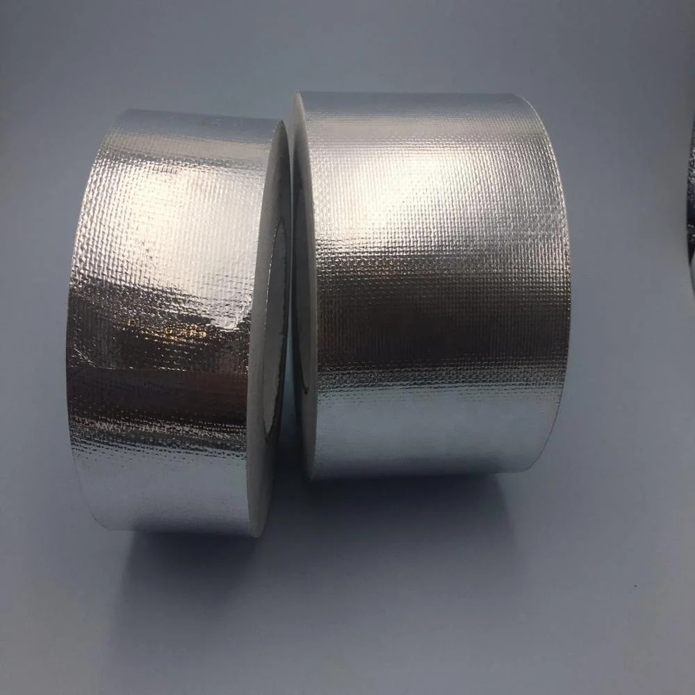 Стекловолоконная усиленная клейкая лента из алюминиевой фольги