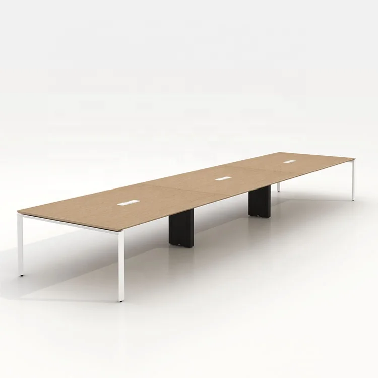 Modern design board room office table set used 6 meter long 12 person conference table specification