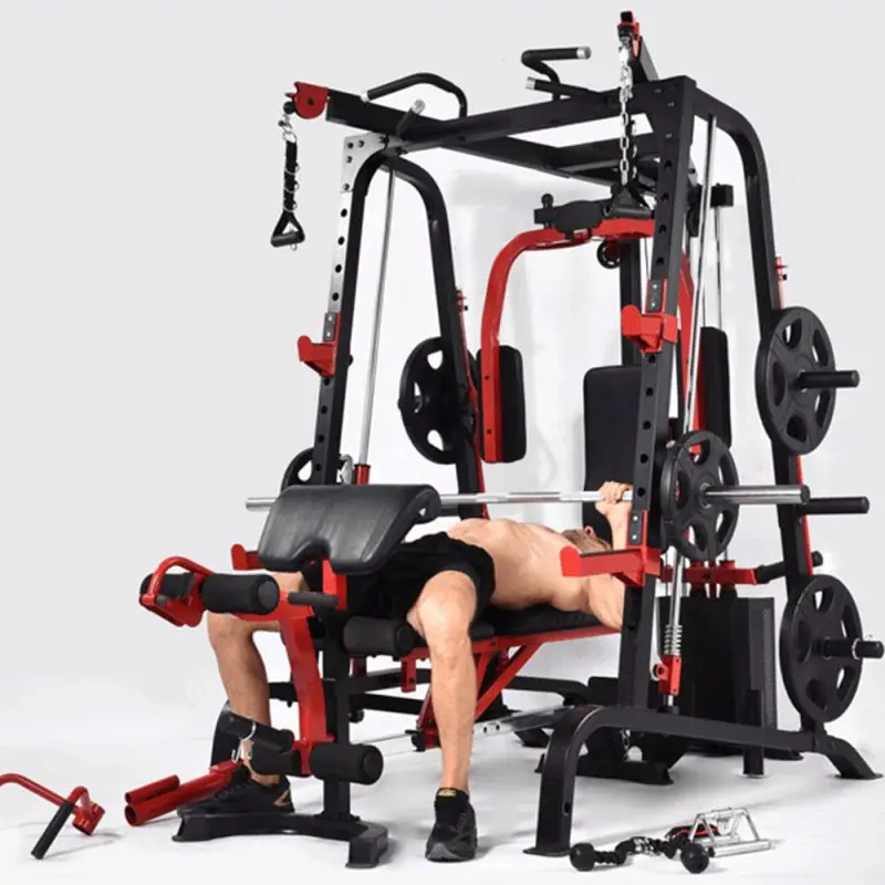 Fitness Body Exercise Smith Gym Machine with Weight Stack
