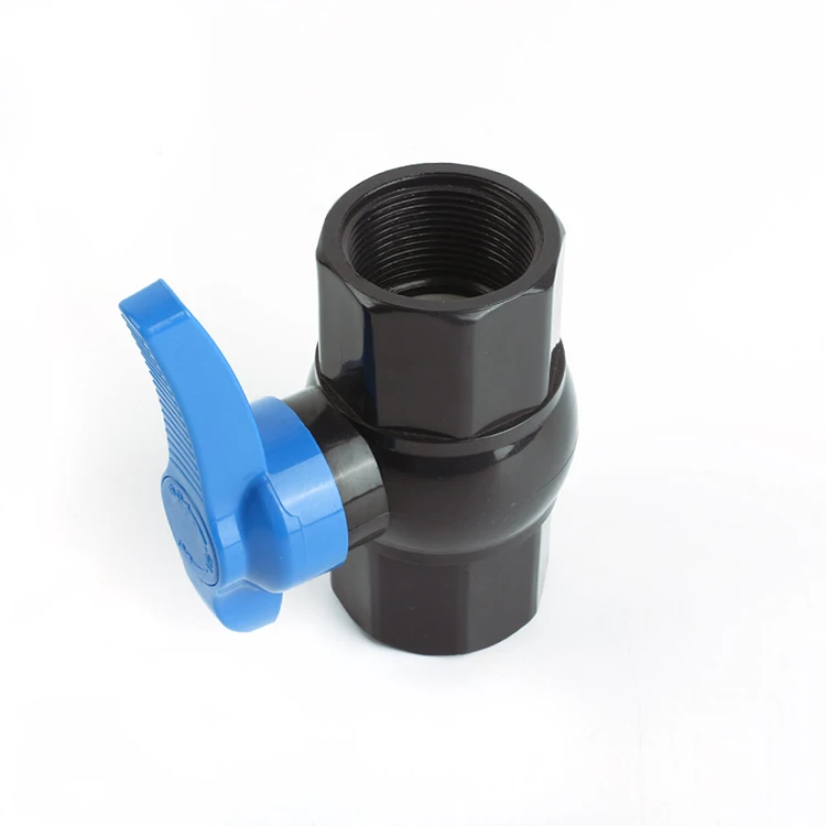 1/2 Inch 3/4 Inch Irrigation Threaded PP Compression Plastic PVC UPVC Ball Valve