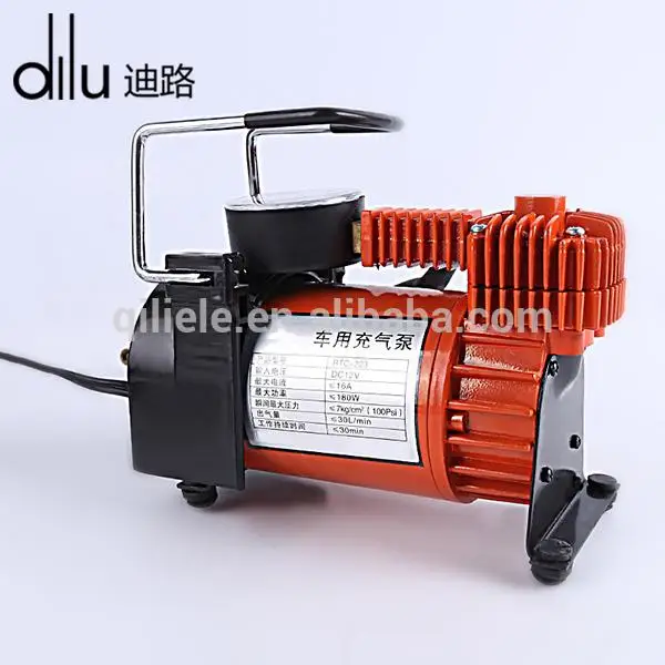 High quality mini electric 12v car tyre inflator direct drive air compressor pump