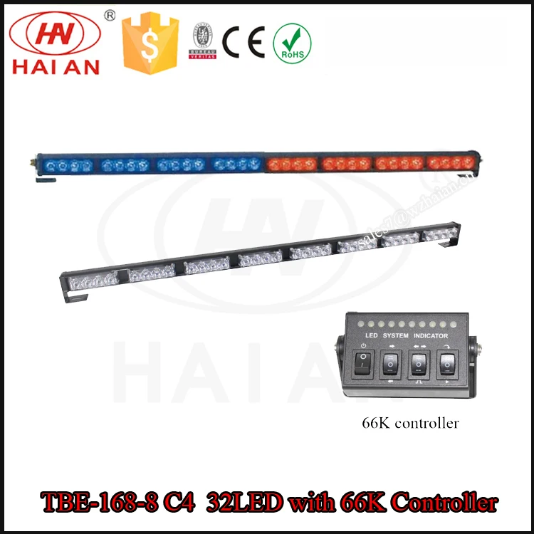 Amber Warning Strobe Lightbar LED Car Head Lightbar Yellow LED Traffic Warning Light Slim LED Strip Light