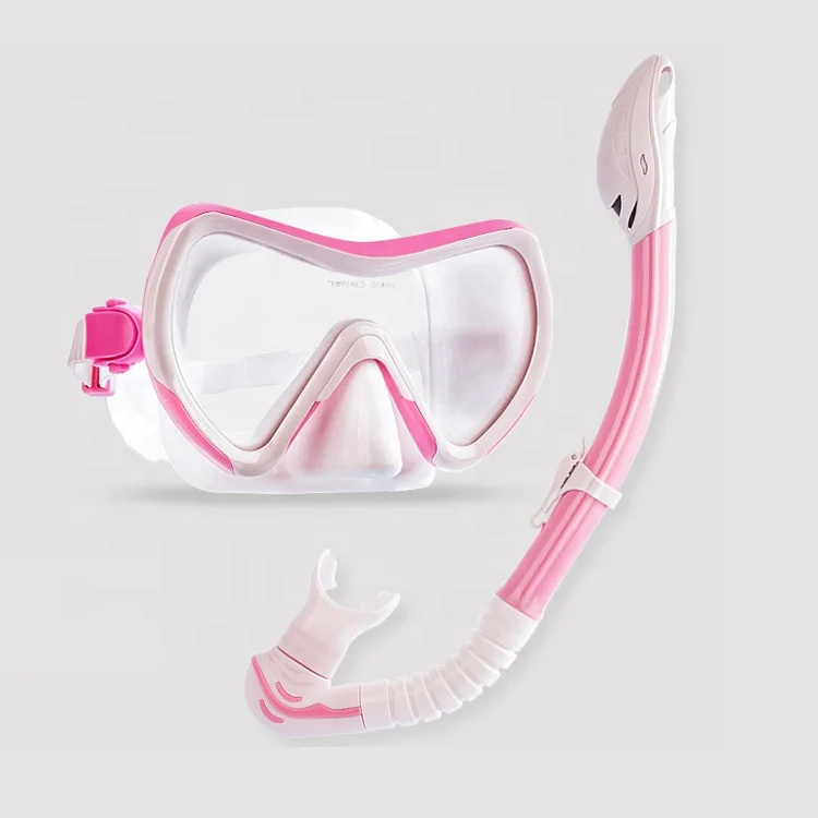 Изготовленный на заказ для плавания под водой из пропускающего воздух Бесплатная Дайвинг анфас маска для подводного плавания комплект