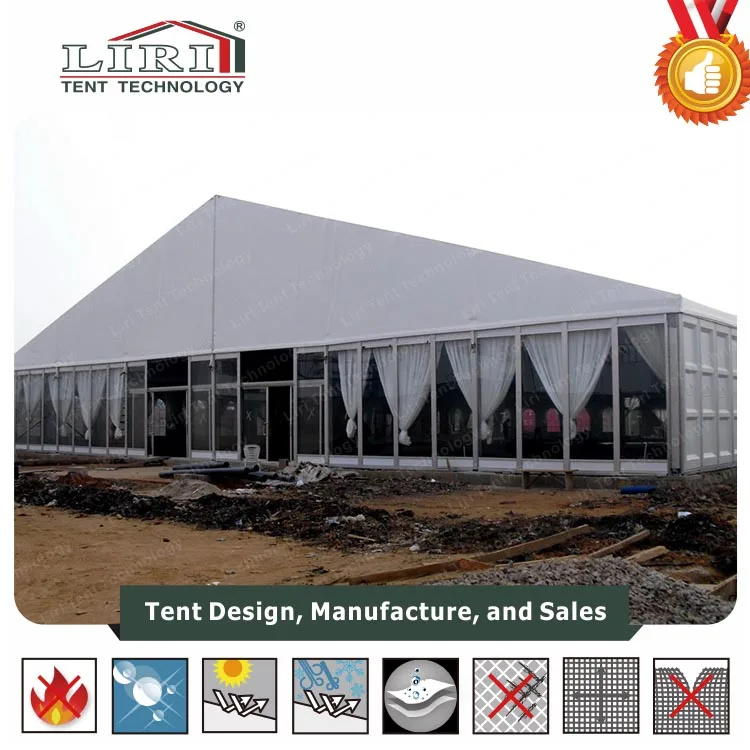 40x60m Big Aluminum Frame Traditional Party Wedding Tents with Sidewalls for Sale