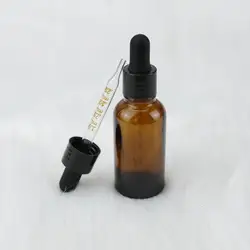 18mm glossy dropper cap with food grade graduated glass pipette for essential oil bottle vials