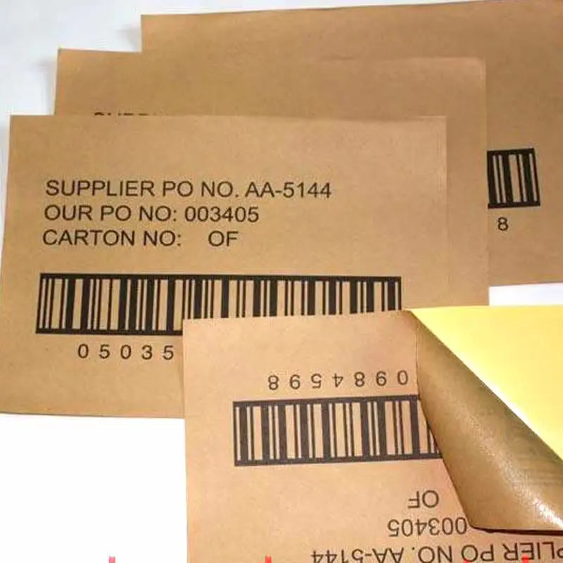 Biodegradable Adhesive Die Cut Paper Packing Sticker Labels Print Custom Sticker MHL Gift & Craft Cmyk Print Accept