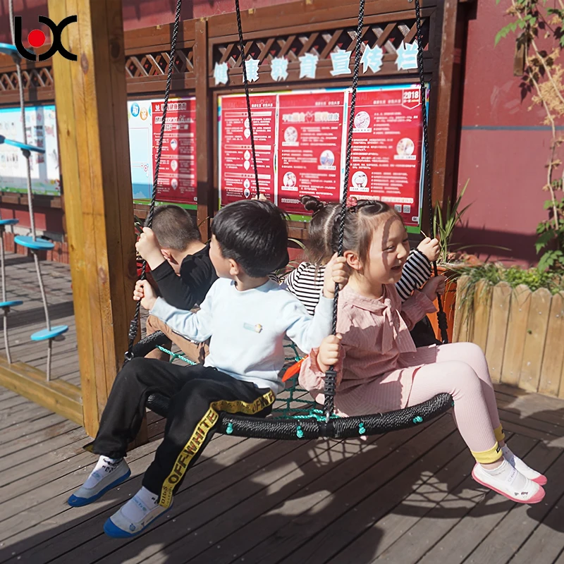 New Style Children Net Tree Hanging Swing , Round And Hammock Swing