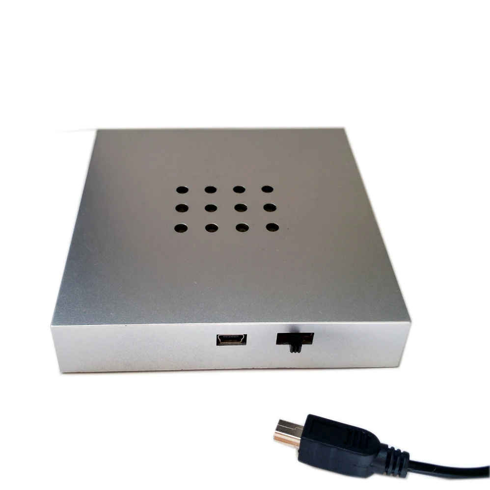 
10 x 10 cm Silver Plastic Color changing Square led light bottle stand for decoration 