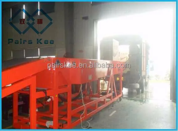 Shuangqi movable truck loading unloading movable telescopic belt conveyor with hydraulic lifting system
