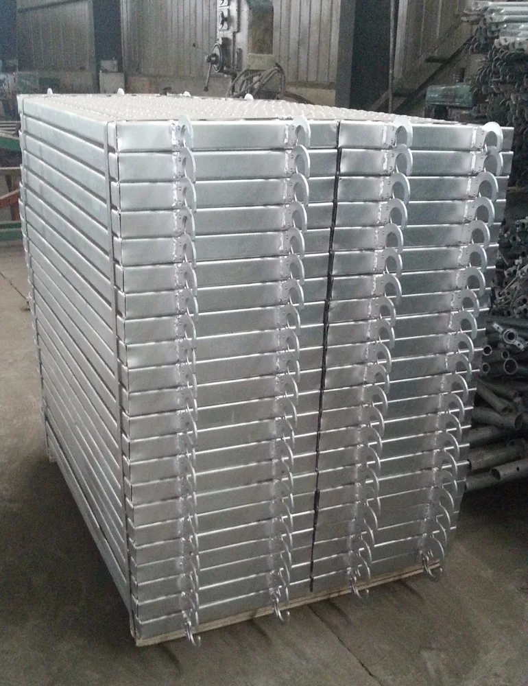 galvanized scaffolding steel plank perforated work board with hook