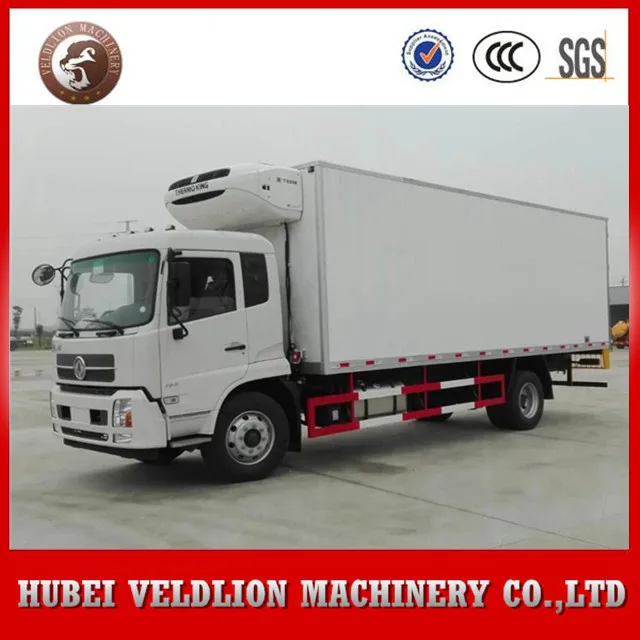 
China thermo king 6TON refrigerator van truck for meat and fish 
