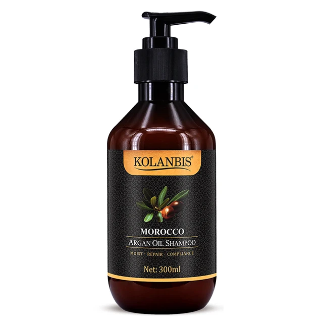 Argan Oil Organic Shampoo For Woman Long Hair Moisture Smooth Gloss Keratin Treatment