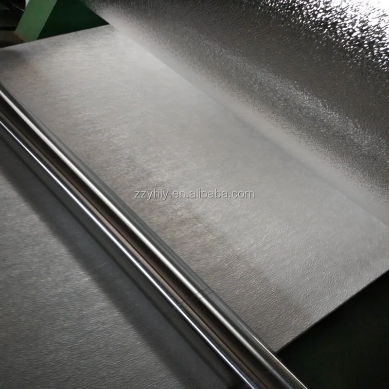 Non-woven coated embossed aluminum foil for  Phenolic panels