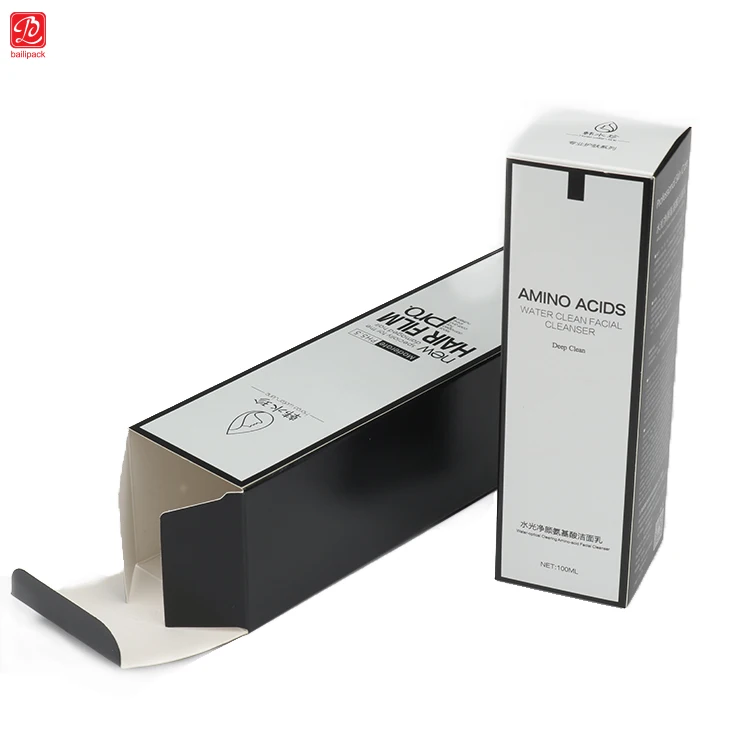 Sustainable Packaging Retail Materials Long Rectangle Paper Box Packaging Printed Logo custom