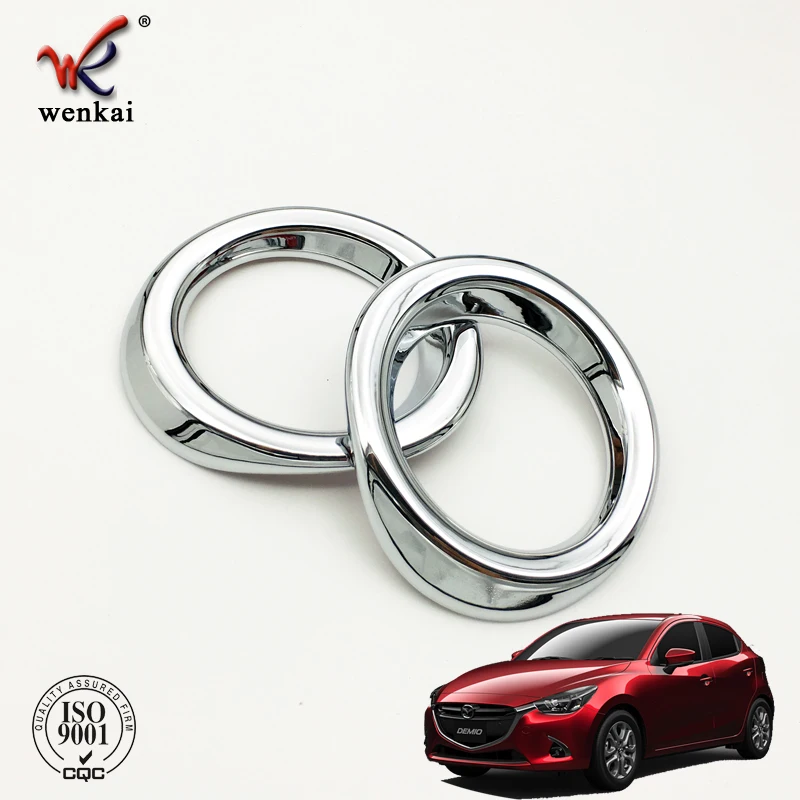 Hight Quality!!! Front Foglight Cover For Mazda Demio 2 Car Accessories