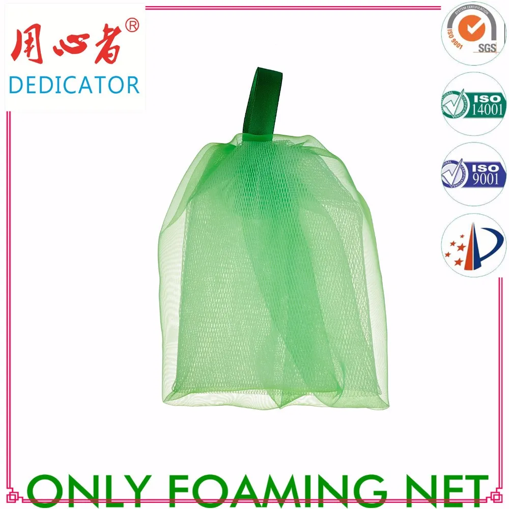 Foaming net facial cleanser PE net for facial cleansing bath soap net B11