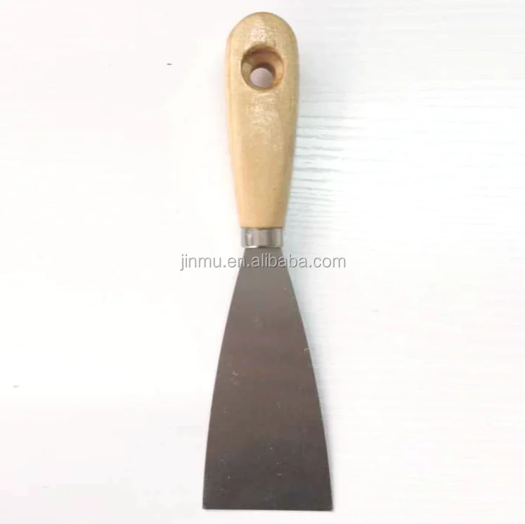 Wholesale hot sell stainless steel blade wood handle putty knife