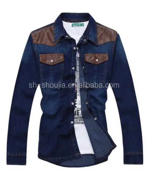 designer denim shirts