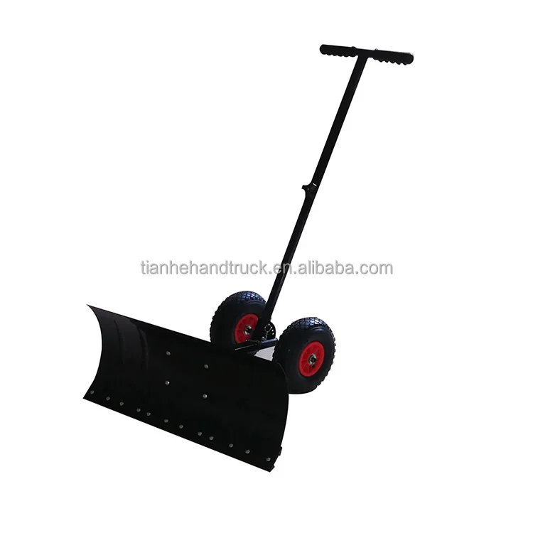 Factory iron wheeled snow shovel