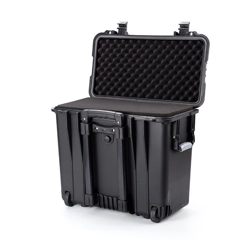GD5016 hard plastic water proof drone case shock proof camera equipment instrument rolling tool box with foam